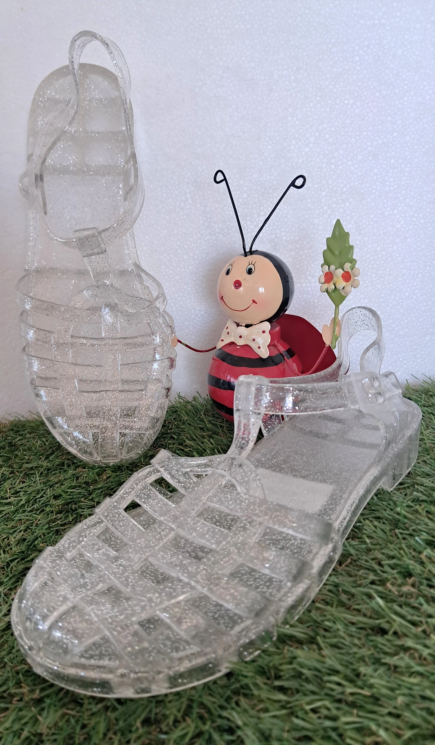 Sandales / Méduses / Fifi / à Paillettes - Transparentes - pointure 38